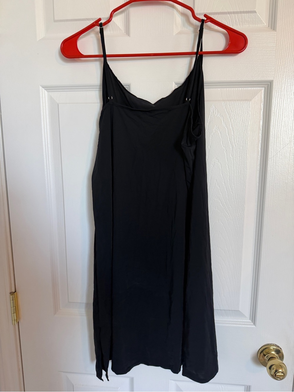 Jockey Black Spaghetti-Strap Slip - Picture 2 of 9